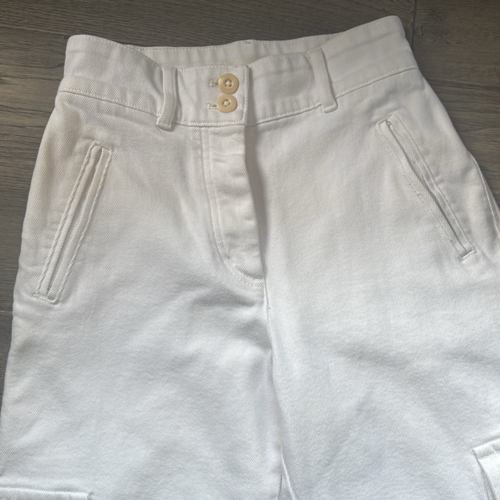 Wilfred Free | Modern Cargo Pant in Light Birch Off White Colour Size 0 - Picture 5 of 16